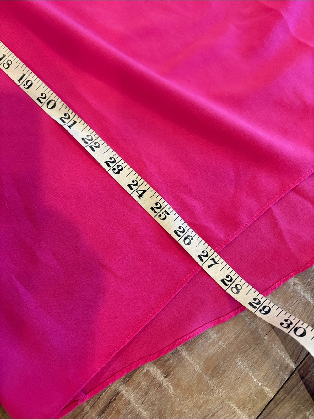 Current Affair Hot Pink High Low Racerback Sleeveless Blouse Size L - Picture 5 of 7